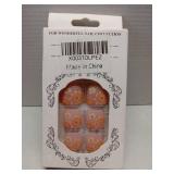 FACTORY SEALED - Floral Press-On Nails Set For Toes