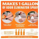 FACTORY SEALED - Angry Orange Pet Odor Eliminator for Home - 8oz Dog and Cat Pee Smell Remover for Carpet, Grass, Tile and Furniture - Citrus Concentrate, Makes 128oz of Liquid