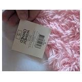 Mini Pink Heart Shaped Shag Rug