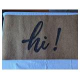 Hi Door Mat