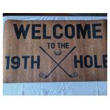 Welcome to the 19th Hole Golf Doormat