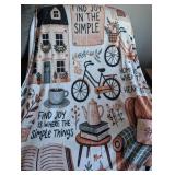 Inspirational Home Joy Throw Blanket