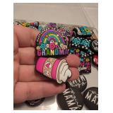 Colorful Mom-Themed Large Silicone Beads