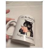 Funny Black Cat Coffee Mug - Give A Meter