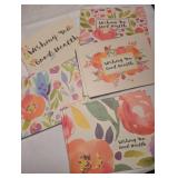 Fresh & Lucky Floral Get Well Cards - 40 Pack
