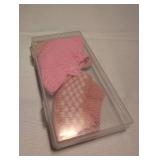 Pink Outfit Set with Love Sweater (fits Labubu dolls)