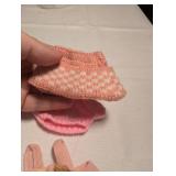 Pink Outfit Set with Love Sweater (fits Labubu dolls)