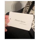 Black V-Neck Ruffle Hem Dress XXL