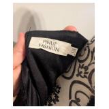 Black Lace Overlay Cocktail Dress by Pinup Fashion sz 26