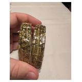 Gold Tone Bangles