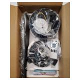 Ceiling Fans with Lights - 42 Inch Low Profile Ceiling Fan with Light and Remote, Reversible DC Motors, 3CCT Dimmable Timer Noiseless, Black Flush Mount Ceiling Fan for Bedroom/Living Room