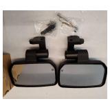 KEMIMOTO UTV Side Mirrors, Upgraded Auto Fold Reset Adjustable Side Mirrors, Fit Full Door Half Door, Compatible with 2016-2025 Can-Am Defender & Defender MAX HD5 HD7 HD8 HD9 HD10 - Retail: $110