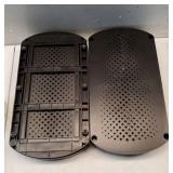 Multi-Purpose Pull-Out Storage Organizers, Under Sink/Cabinet Organizers and Storage for Bathroom & Kitchen, Black, 12.8 Inches, 2 Packs - Retail: $27