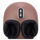 Shiatsu Foot Massager Machine with Soothing Heat  Deep Kneading Therapy (Brown) - Retail: $90