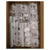 Room Divider No Drilling Curtain Rod Wall Divider for Room Separation, 4-10ft(H) 28-114inch(W) Adjustable, Heavy Duty Partition Space Separator Freestanding Tension Curtain Stand, White - Retail: $40