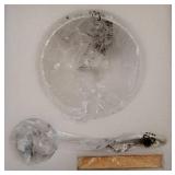 Globe Milk White Glass Wall Lamp Nordic Solid Wood Wall Sconce Adjustable Bedroom Bedside Reading Lighting, Modern Retro Half Globe Wooden Home Decor Lighting Fixture for Loft Living Room