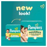 Pampers Swaddlers Diapers, Size 0 (up to 10lbs), 140 Count, Absorbent, Keeps Baby Dry and Comfortable, Skin Safe Disposable Baby Diaper (Packaging May Vary) - Retail: $70