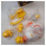 Duckie Baby Bath Toys for Kids Ages 1-3, Baby Shower Head for Bathtub with Three Squirting Ducks, Birthday Gift for Toddler Boys Girls - Retail: $20