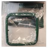 Bathroom Set - Dark Green and Gold Bathroom Accessories Set, Bathroom Sets with Shower Curtain and Rugs, Green Shower Curtain Set with Bathroom Trash Can, Soap Dispenser, Soap Dish for Home - Retail: 