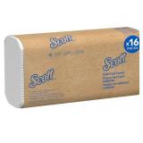 Scott Professional Universal Multifold Paper Towels, Bulk (01840), Absorbency Pockets, White, 9.2x9.4" Towel, Compressed, Compact (250 Sheets/Pack, 16 Packs/Case, 4,000 Sheet Total) - Retail: $40"