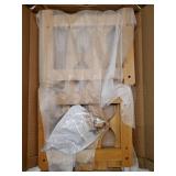 Wine Rack 8 Bottle 2-Tier Eco-Friendly Bamboo Wine Storage Easy-Assembly Space-Saving for Wine Lovers, Kitchen Wine Organizer for Countertop, Pantry, Home, Room Decor, Bar - Retail: $20