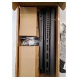 Mobile TV Stand for 23-60 Inch LCD LED Flat/Curved Panel Screen TVs up to 88 lbs, Rolling TV Stand with Adjustable Shelf & Tilt, Portable Floor Stand on Wheels for Bedroom, Living Room, Office - Retai