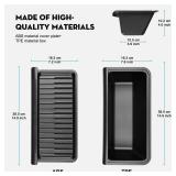 2PCS Under Seat Storage Box for 2026 Tesla Model Y Juniper, Hidden Organizer Tray Underseat Bins with Lid Cover for 2025-2026 Tesla New Model Y Juniper (Launch Series) Interior Accessories - Retail: $