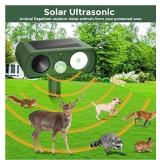 Solar Powered Motion Activated Animal Repellent Device - Retail: $45