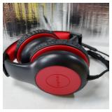 EarFun Kids Headphones Wired with Microphone, 85/94dB Volume Limit Headphones for Kids, Portable Wired Headphone with Shareport, Stereo Sound Foldable Headset for School/Tablet/iPad/Kindle, Black Red 