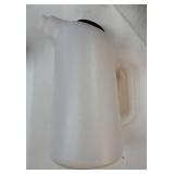 8L Measuring Jug, Plastic Jug with Lid, Easy Carrying Handle, No Spout.