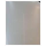 8L Measuring Jug, Plastic Jug with Lid, Easy Carrying Handle, No Spout.