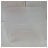 Acrylic Shelves Organizers, 12Lx6.5Hx8D and 10.5Lx5.75Hx8D