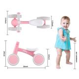 Baby Balance Bike for 1 Year Old Boys Girls 12-24 Month Toddler Balance Bike, 4 Wheels Toddler First Bike, First Birthday Gifts - Retail: $59