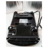 George Foreman 2-Serving Classic Plate Electric Indoor Grill and Panini Press, One Bracket on Bottom for Cord has Broken Off. - Retail: $37