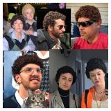 Traqur Short Curly Wig for Men,Buddy the Elf Wig,Pelucas Para Hombres,Home Alone Costume (Dark Brown)