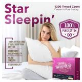 TEXAS LINEN CO. 100% Egyptian Cotton Sheets King Size - 1200 Thread Count King Size Sheets Set Egyptian Cotton, 4 PC Luxury Bedsheet (Sage Green), Soft, Cooling, 17\" Deep Pocket Sateen Weave Bedsheet