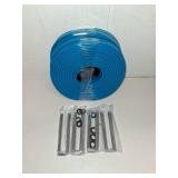 Winisok Sprinkler Hose 100FT, Heavy Duty Watering Hoses, Efficient Irrigation Tubing for Garden Lawn Sprinklers System with 40 Pack Staples