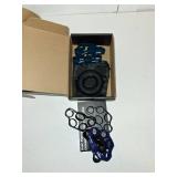 FitBeast Hand Grip Strengthener, Finger Exerciser, Forearm Strengthener Kit - 9 Pack, Targeted Hand & Forearm Strength, Relief & Recovery Kit (Deep Blue) - one missing