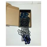 FitBeast Hand Grip Strengthener, Finger Exerciser, Forearm Strengthener Kit - 9 Pack, Targeted Hand & Forearm Strength, Relief & Recovery Kit (Deep Blue) - one missing