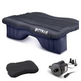 AirBedz by Pittman Outdoors - Inflatable PVC Rear Seat Air Mattress, Black - Mid-Size Fits Jeeps, Car, SUVs & Mid-Size Trucks, Comes with Portable DC Air Pump