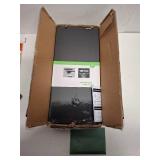 Vervida Black Floating Shelves for Wall, Rustic Wood Wall Mounted Shelves with Invisible Brackets for Decor & Storage, Floating Shelf for Living Room, Bathroom (Set of 2)