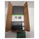 Vervida Black Floating Shelves for Wall, Rustic Wood Wall Mounted Shelves with Invisible Brackets for Decor & Storage, Floating Shelf for Living Room, Bathroom (Set of 2)