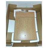 TEAMIX 2 Pack Monitor Stand Riser-20 inch, Wooden Desktop Riser for TV/PC/Laptop/Printer, Cozy Monitor Riser with Storage, Computer Stand Space-Saving