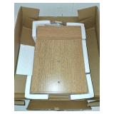 TEAMIX 2 Pack Monitor Stand Riser-20 inch, Wooden Desktop Riser for TV/PC/Laptop/Printer, Cozy Monitor Riser with Storage, Computer Stand Space-Saving