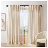 GXOACKJ Double Curtain Rods for Windows 72-144 inch, 1 Inch Black Adjustable Around Heavy Duty Decorative Drapery Rod For Room