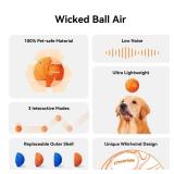 Cheerble Smart Interactive Dog Toy, Wicked Ball AIR, Automatic Moving, Bouncing, Rotating, IPX7 Waterproof Rating, Active Rolling Ball for Medium and Large Dogs