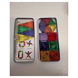 Magnetic Tiles Mini Travel Toddler Set, Magnetic Blocks Building Kids Toys & Games, Montessori Preschool Classroom Must Haves Educational Learning Sensory Toys for 3+ Year Old Boys Girls Birthday Gift