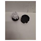 OTOTO Gracula Garlic Crusher, Garlic Mincer, Also for Ginger, Nuts, Chili, Herbs - Twist Top Mincer & Easy Squeeze Manual Press Peeler, Goth Gifts