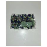 Geyoga Flower Hair Clip Set, 6 Pcs Rose Hair Accessories for Women Girls Wedding Dancing Party (Navy Blue)