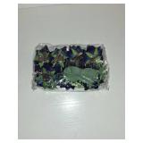 Geyoga Flower Hair Clip Set, 6 Pcs Rose Hair Accessories for Women Girls Wedding Dancing Party (Navy Blue)